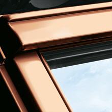 Außenabdeckungen für Dachfenster aus Kupfer